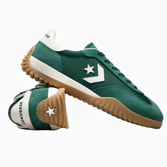 Converse Run Star Trainer. Green Envy/Egret/White. Low top Shoe. Unisex, Size 9 - Picture 2 of 16